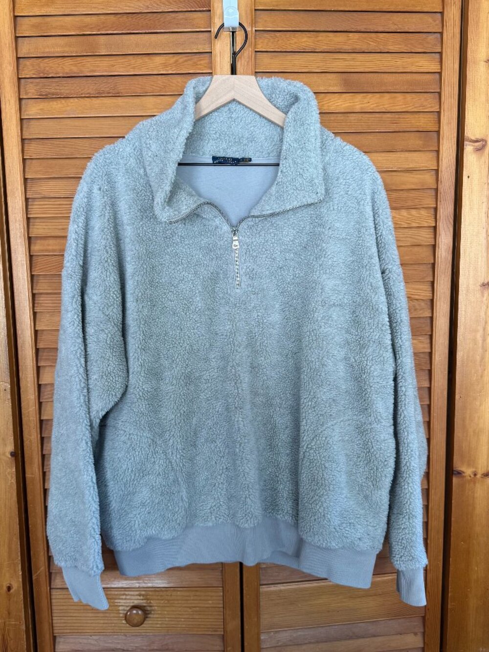 Ralph Lauren Sherpa Quarter Zip Sweatshirt